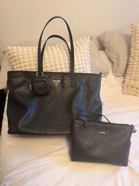 Guess power play tech tote work bag